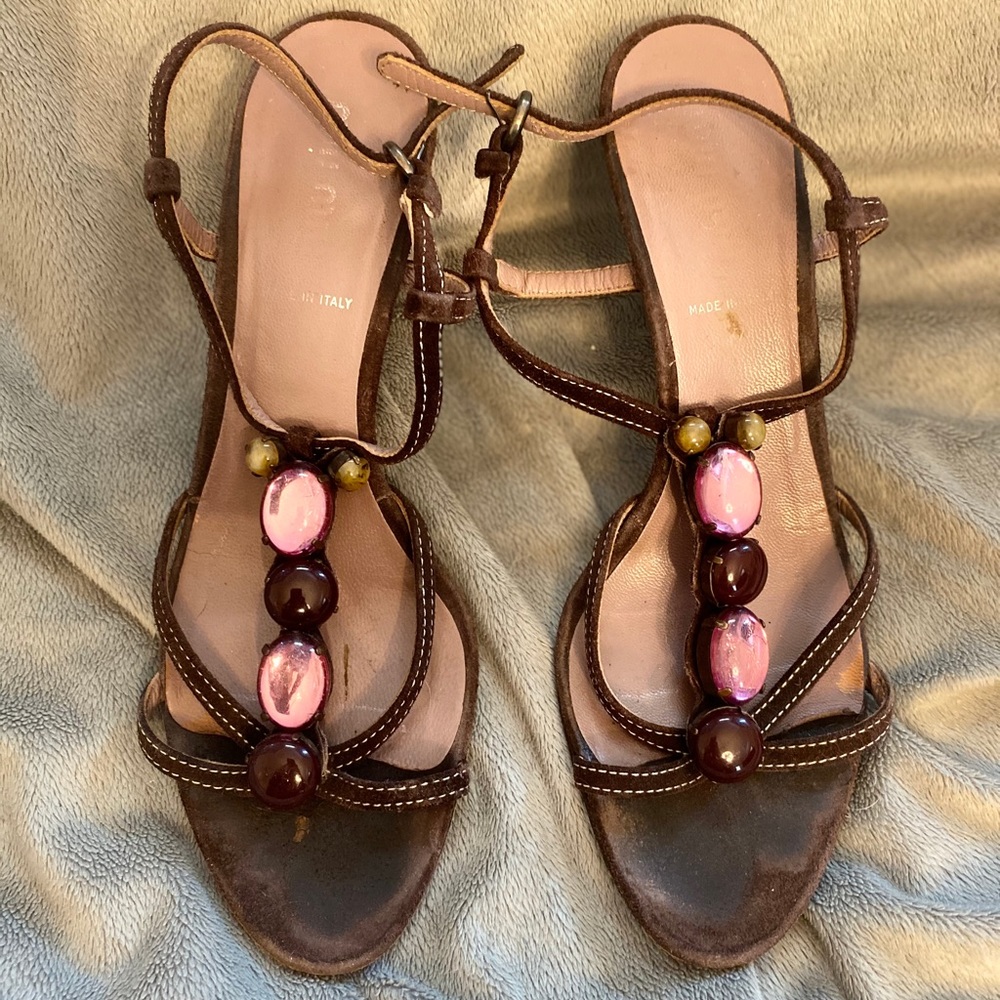 Miu Miu Beaded Sandals 🦄
